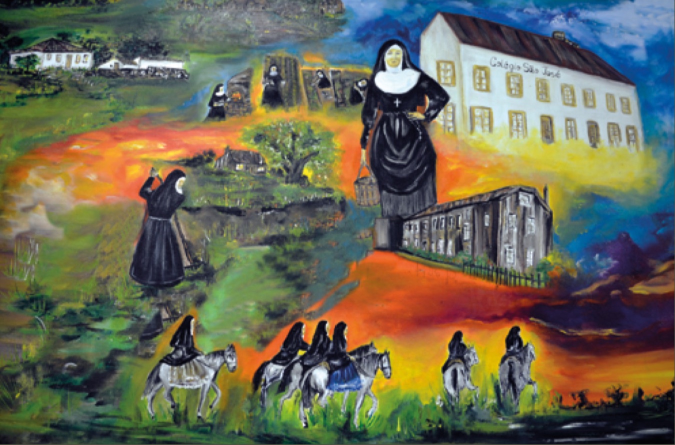 Pintura: Colégio São José e as Irmãs